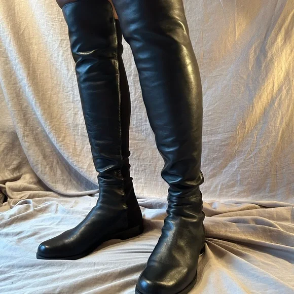 Stuart Weitzman sz 9 Iconic 5050 Classic sexy elegant strong must-have boots NIB - Picture 10 of 15